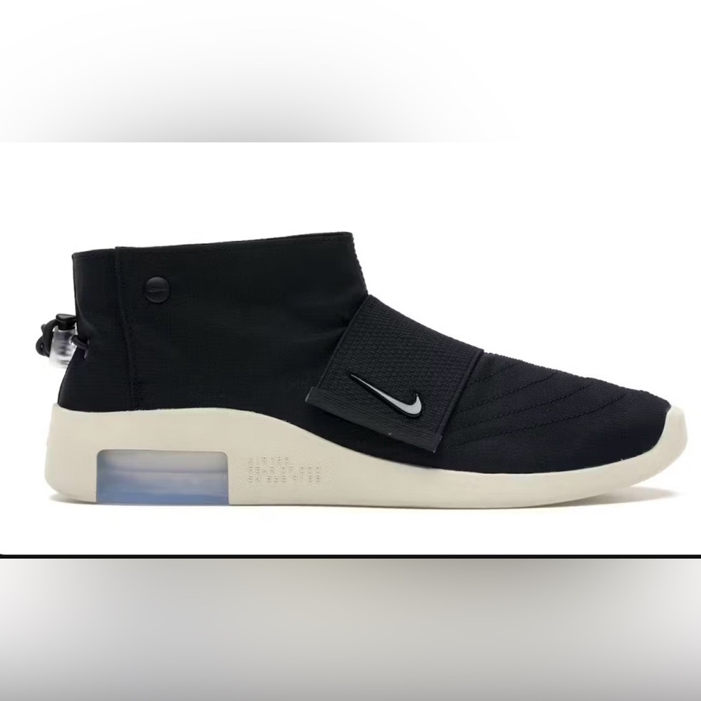 Men’s Nike Air 180 Black High-Top Sneakers with White Sole, Size 14